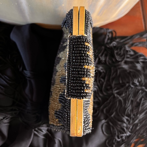 Inge Christopher beaded black and gold evening bag - Picture 10 of 13
